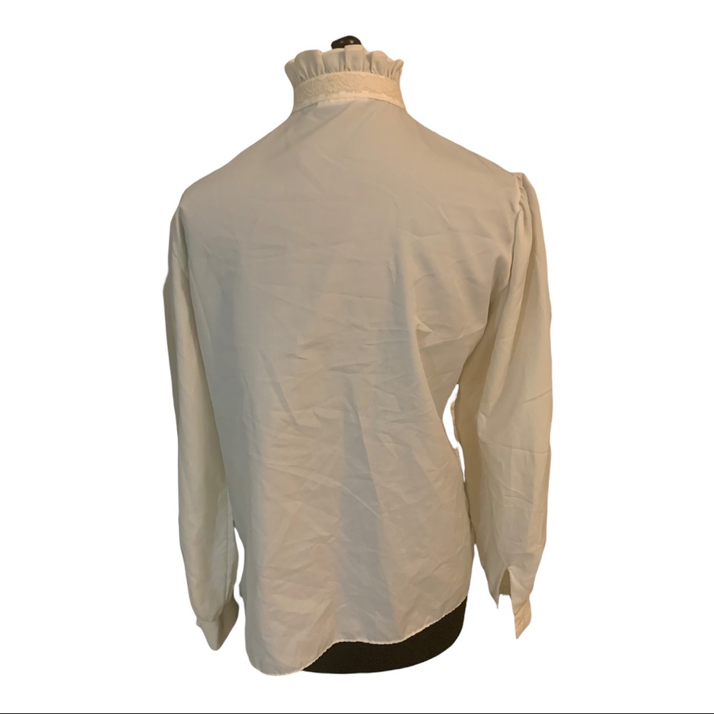 Laura Mae vintage blouse button down top - Picture 8 of 8
